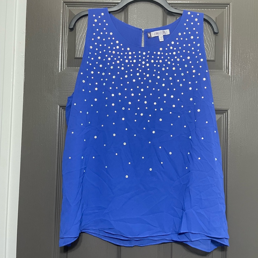 Jennifer Lopez Women’s Bejeweled Fashion Tank - Picture 2 of 11